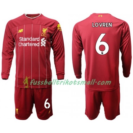Fußballtrikots Liverpool Lovren 6 Kinder 2019-2020 Langarm Heimtrikotsatz kaufen